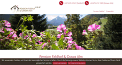 Desktop Screenshot of feldhof-tirol.com